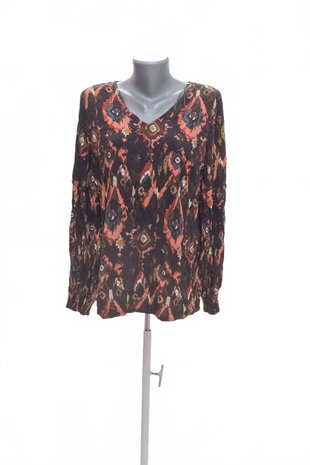 Damen -T-ShirtTatuumohne Aufdruck,farbegemustert,größe42