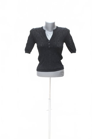 Damen -T-ShirtZaraohne Aufdruck,farbeschwarz,größeS
