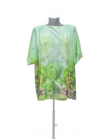 Damen -T-ShirtGenesisohne Aufdruck,farbegemustert,größeXL