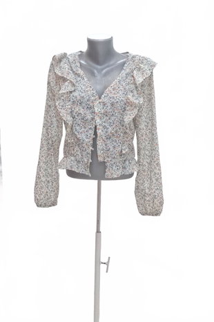 Damen bluse : Brand,Farbegeblümt,größe: size