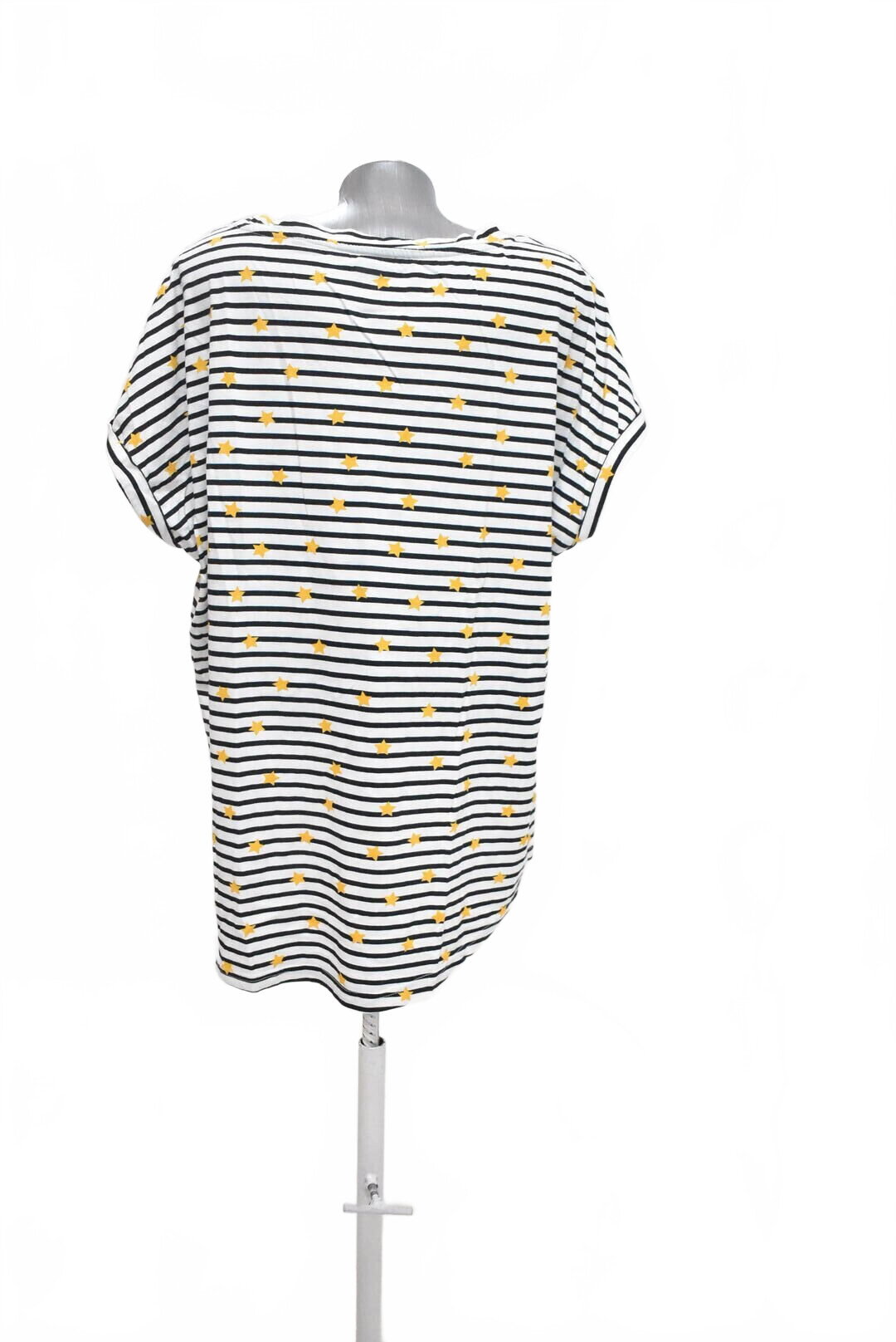 Damen -T-ShirtF&Fohne Aufdruck,farbegestreift,größe50