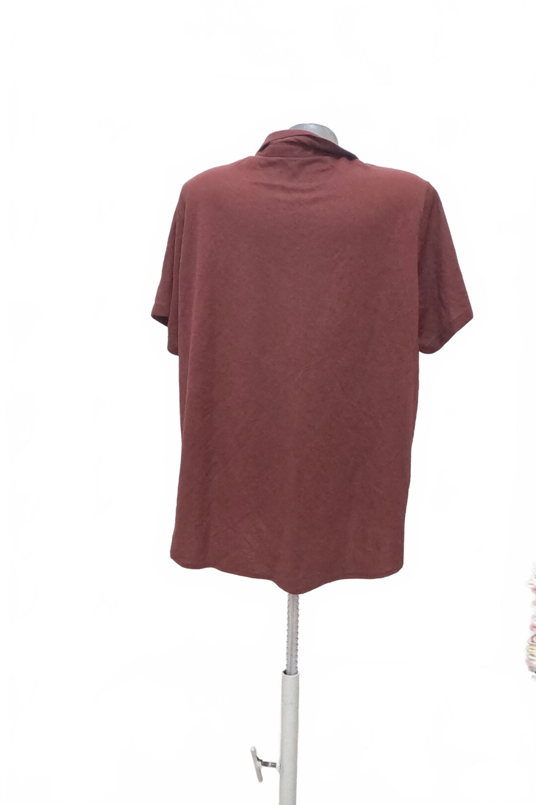 Damen -T-ShirtPage Oneohne Aufdruck,farbebraun,größeL