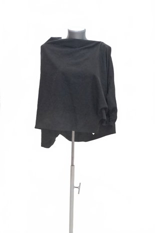 Damen -T-ShirtGenesisohne Aufdruck,farbeschwarz,größeXL