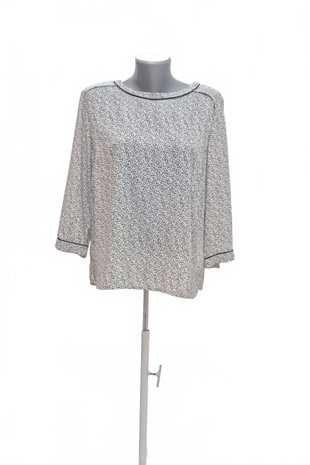 Damen -T-ShirtH&Mohne Aufdruck,farbegemustert,größe44