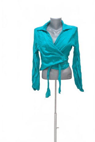 Damen -T-ShirtSheinohne Aufdruck,farbetůrkis,größeXL