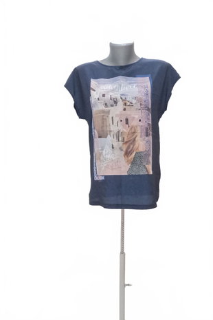 Damen -T-ShirtOrsayohne Aufdruck,farbegemustert,größeM