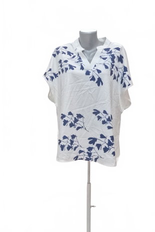 Damen -T-ShirtSheinohne Aufdruck,farbegemustert,größe2XL