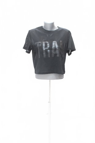 Damen -T-ShirtGenesismit Aufdruck,farbeschwarz,größeS