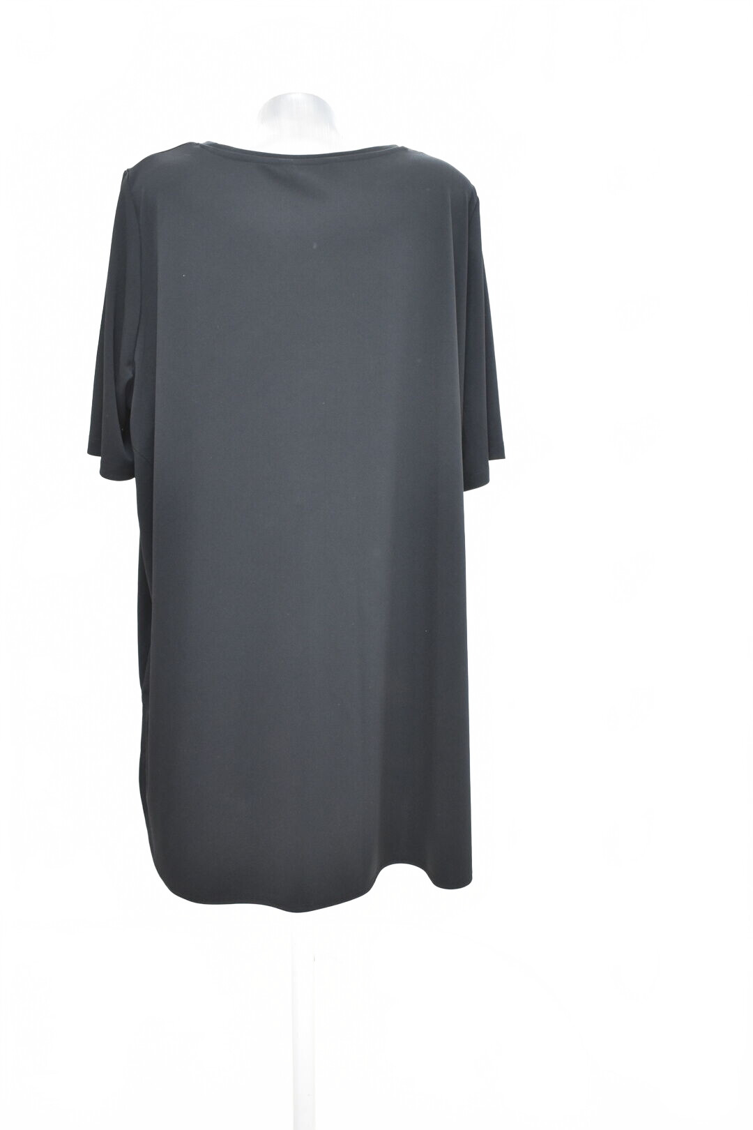 Damen -T-ShirtLindexohne Aufdruck,farbeschwarz,größe2XL