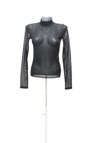 Damen -T-ShirtGenesisohne Aufdruck,farbeschwarz,größeS