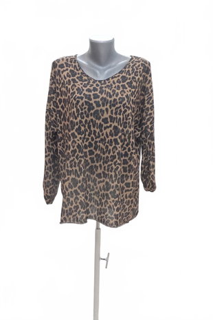 Damen -T-ShirtGenesisohne Aufdruck,farbeanimal-print,größeL