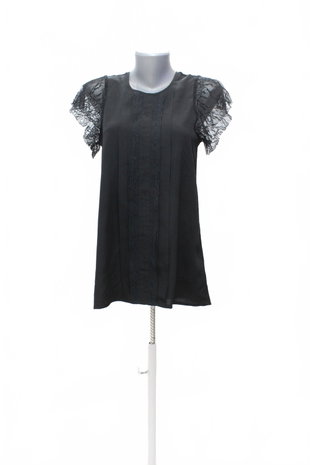 Damen -T-ShirtVero Modaohne Aufdruck,farbeschwarz,größe34