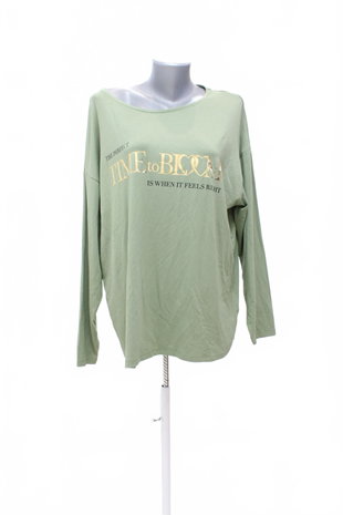 Damen -T-ShirtAmisumit Aufdruck,farbekhaki,größeXL