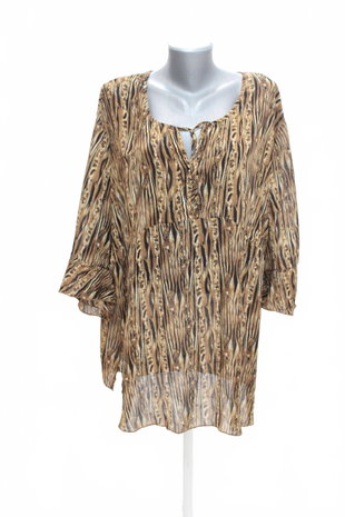 Damen bluse : Brand,Farbeanimal-print,größe: size