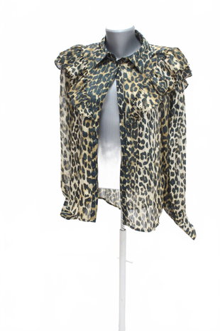 Damen bluse : Brand,Farbeanimal-print,größe: size
