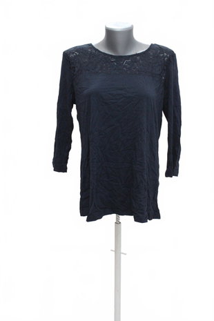 Damen -T-ShirtC&Aohne Aufdruck,farbeblau,größeM