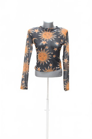 Damen -T-ShirtGenesisohne Aufdruck,farbegemustert,größeS