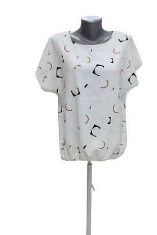 Damen -T-ShirtGenesisohne Aufdruck,farbegemustert,größe40