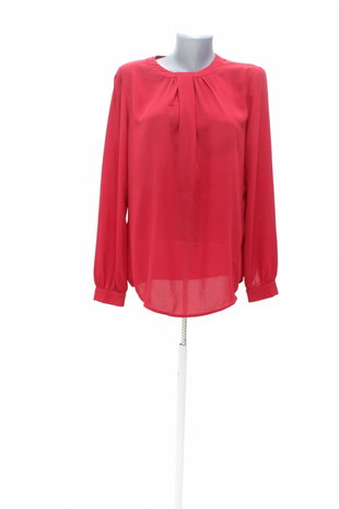 Damen -T-ShirtOvsohne Aufdruck,farberot,größe40
