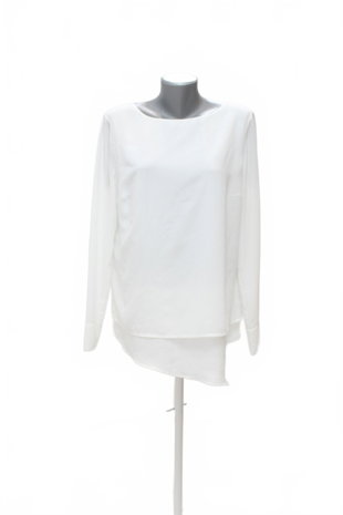 Damen -T-ShirtOuiohne Aufdruck,farbeweiss,größeL