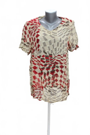 Damen -T-ShirtGenesisohne Aufdruck,farbemehrfarbig,größe46