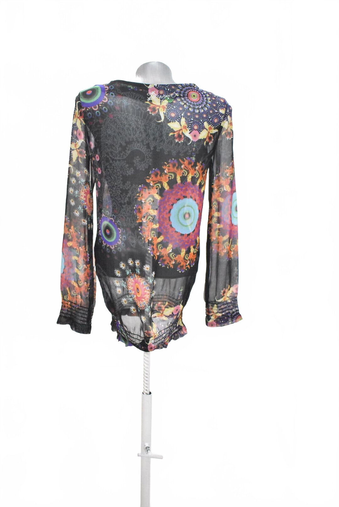 Damen -T-ShirtDesigualohne Aufdruck,farbegemustert,größeXS