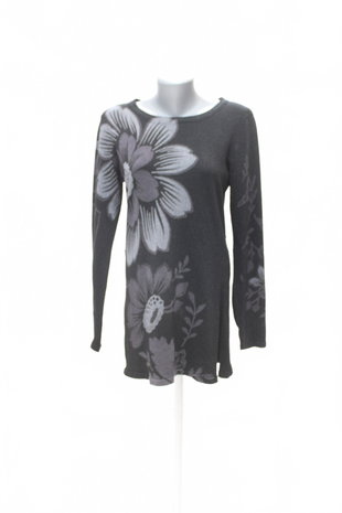 Damen -T-ShirtDesigualohne Aufdruck,farbegeblümt,größeM