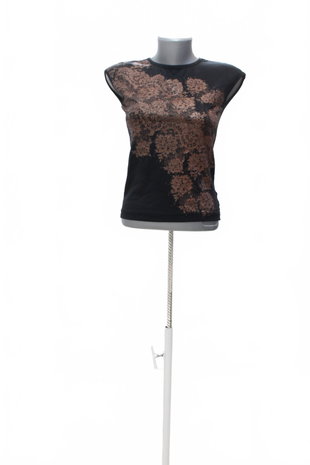 Damen -T-ShirtGenesismit Aufdruck,farbegemustert,größeS