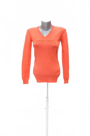 Damen -T-ShirtMarcianomit Aufdruck,farbeorange,größeS