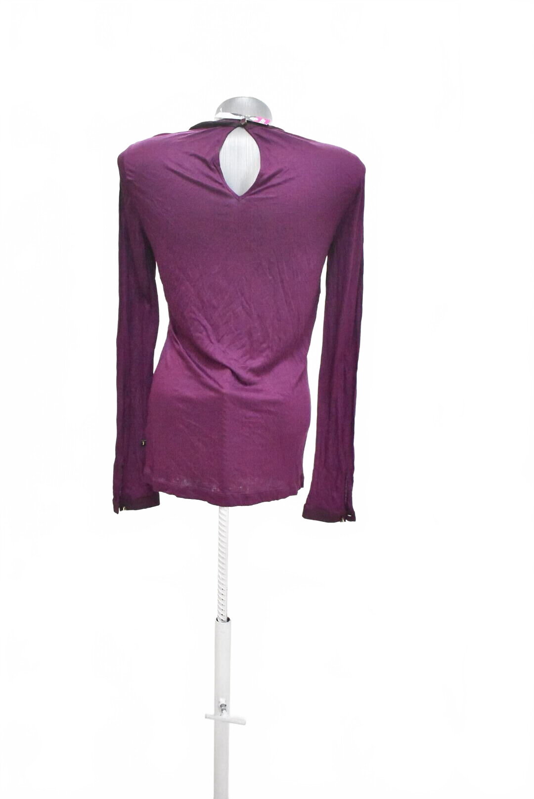 Damen -T-ShirtTrussardiohne Aufdruck,farbeviolett,größeS