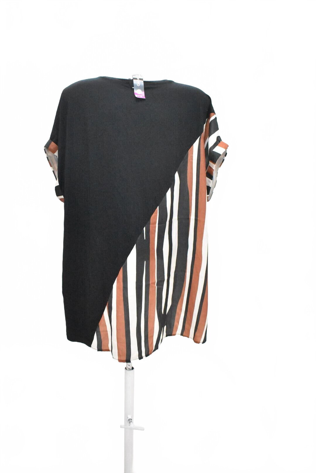 Damen -T-ShirtTaifunohne Aufdruck,farbegestreift,größe3XL