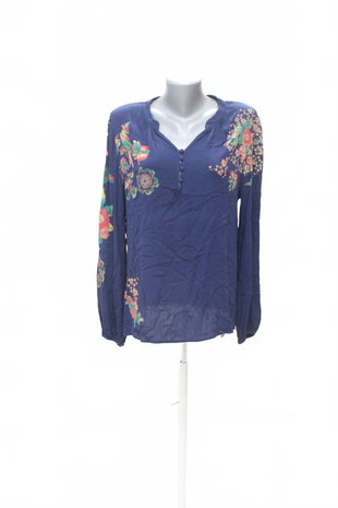 Damen -T-ShirtDesigualohne Aufdruck,farbegeblümt,größeM