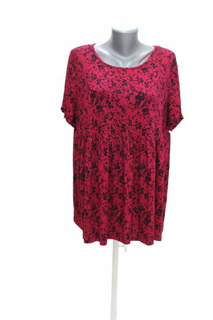 Damen -T-ShirtJaninaohne Aufdruck,farbegeblümt,größe44