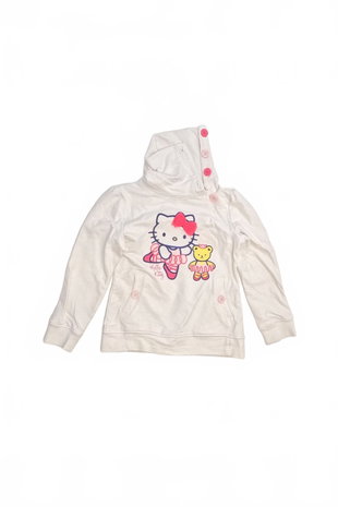 Mädchen-Sweatshirt Genesis, Farbe weiss, Größe 116
