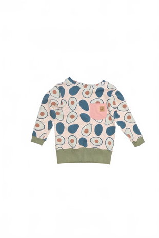 Mädchen-Sweatshirt Genesis, Farbe gemustert, Größe 4-5 r