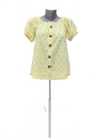 Damen -T-ShirtF&Fohne Aufdruck,farbegelb,größe38