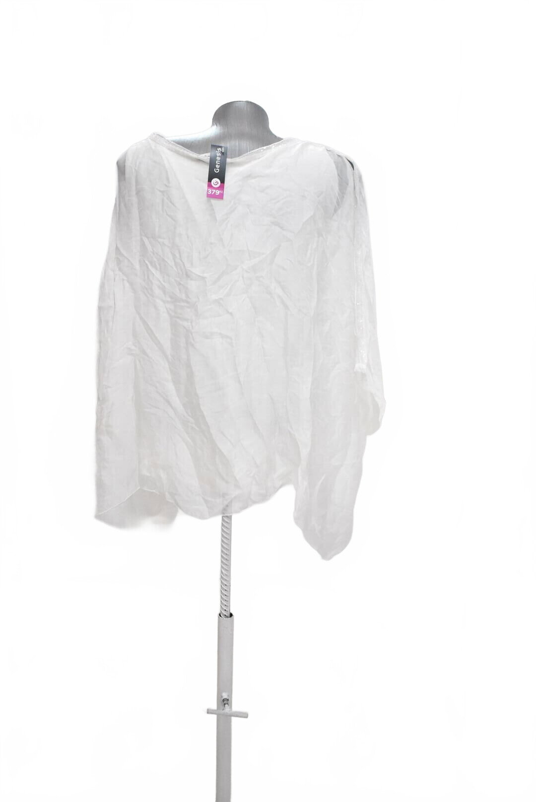 Damen -T-ShirtGenesismit Aufdruck,farbeweiss,größeM