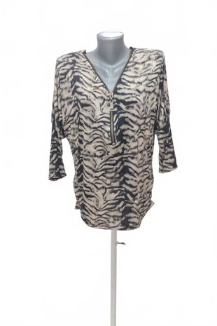 Damen bluse : Brand,Farbeanimal-print,größe: size