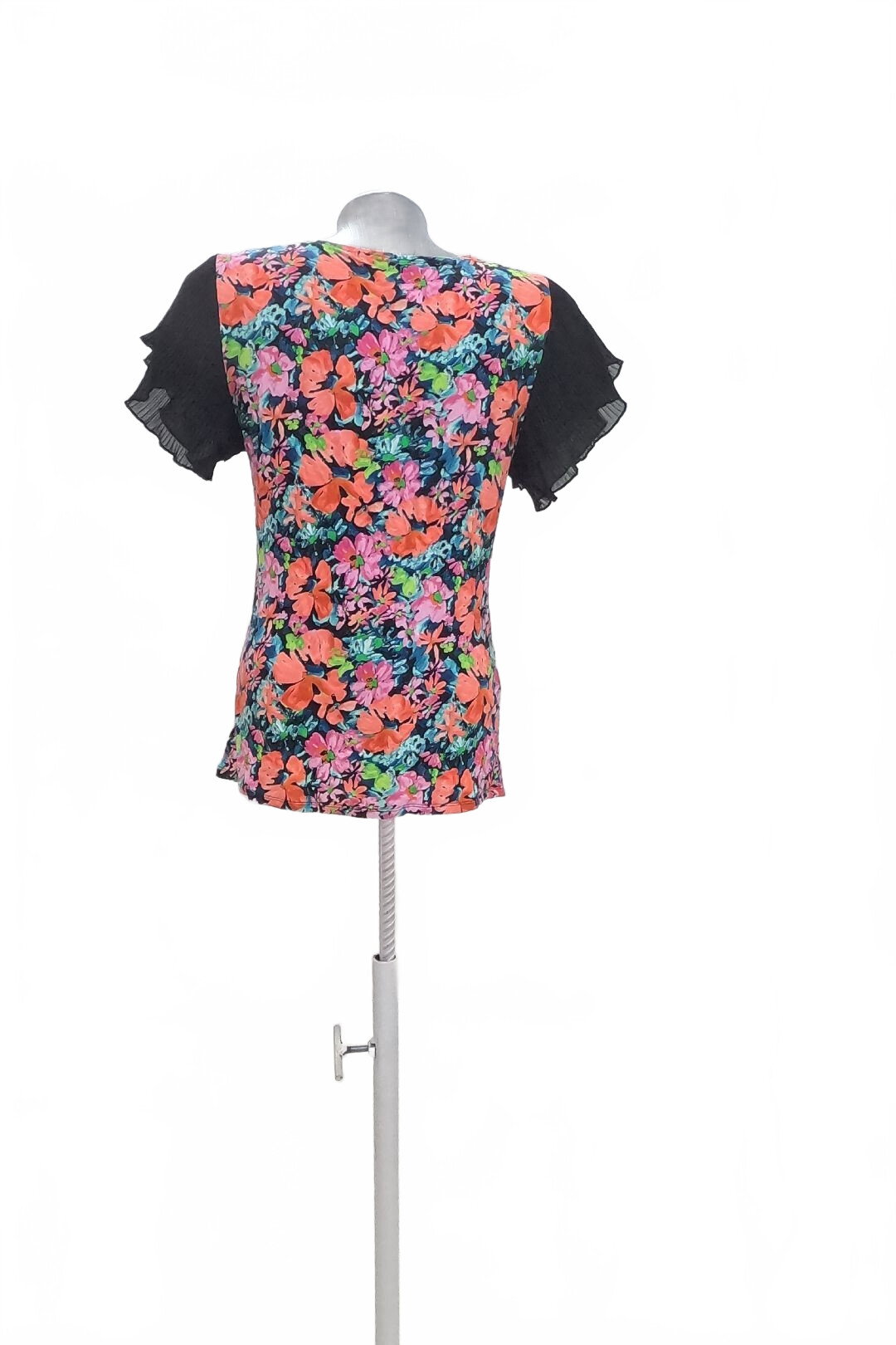 Damen -T-ShirtOrsayohne Aufdruck,farbegeblümt,größeS