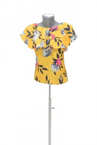 Damen -T-ShirtGenesisohne Aufdruck,farbegeblümt,größeS