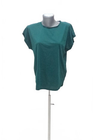 Damen -T-ShirtDecathlonohne Aufdruck,farbegrün,größeM