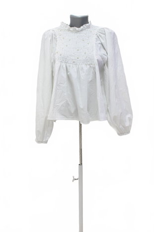 Damen -T-ShirtSinsayohne Aufdruck,farbeweiss,größeM
