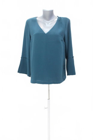 Damen -T-ShirtH&Mohne Aufdruck,farbetůrkis,größe38