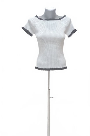 Damen -T-ShirtReservedohne Aufdruck,farbeweiss,größeM
