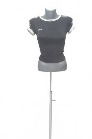 Damen -T-ShirtGenesisohne Aufdruck,farbeschwarz,größeS