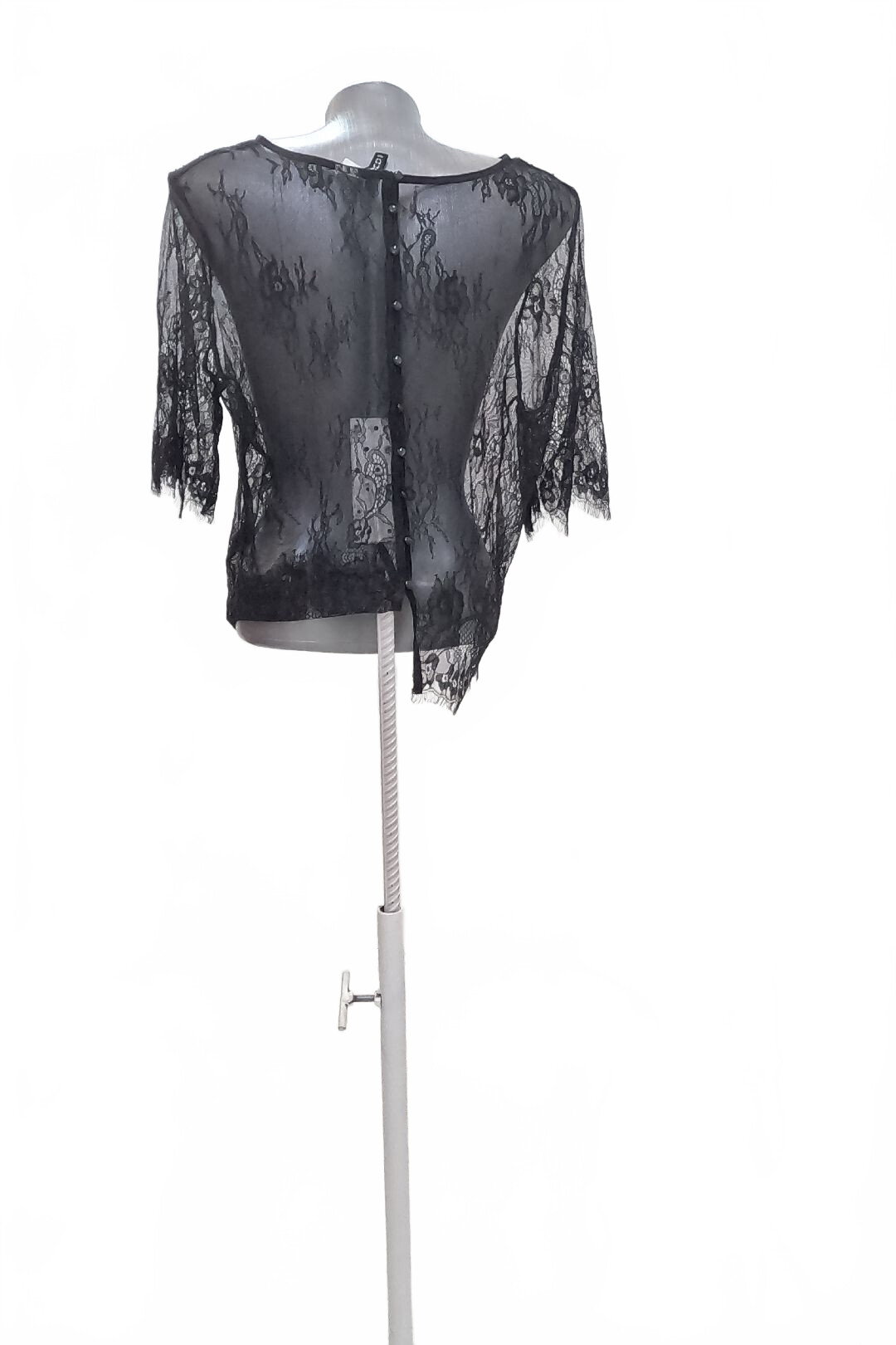 Damen -T-ShirtH&Mohne Aufdruck,farbeschwarz,größe38
