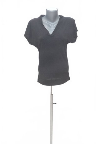 Damen -T-ShirtGenesisohne Aufdruck,farbeschwarz,größeS
