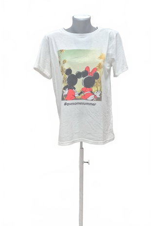 Damen -T-ShirtGenesismit Aufdruck,farbeweiss,größeM