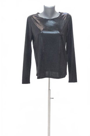 Damen -T-ShirtReservedohne Aufdruck,farbeschwarz,größeS
