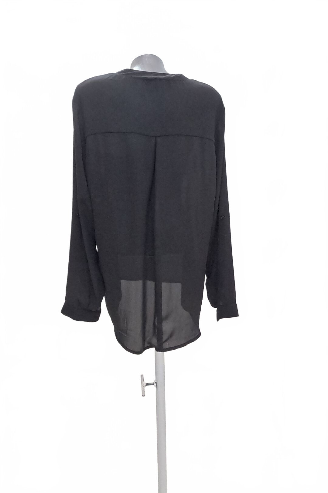 Damen -T-ShirtAmisuohne Aufdruck,farbeschwarz,größeXL